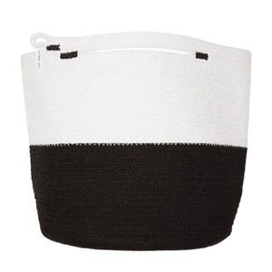 Mia Melange Foldable Cotton Basket brand new woven tote basket bag Farmhouse